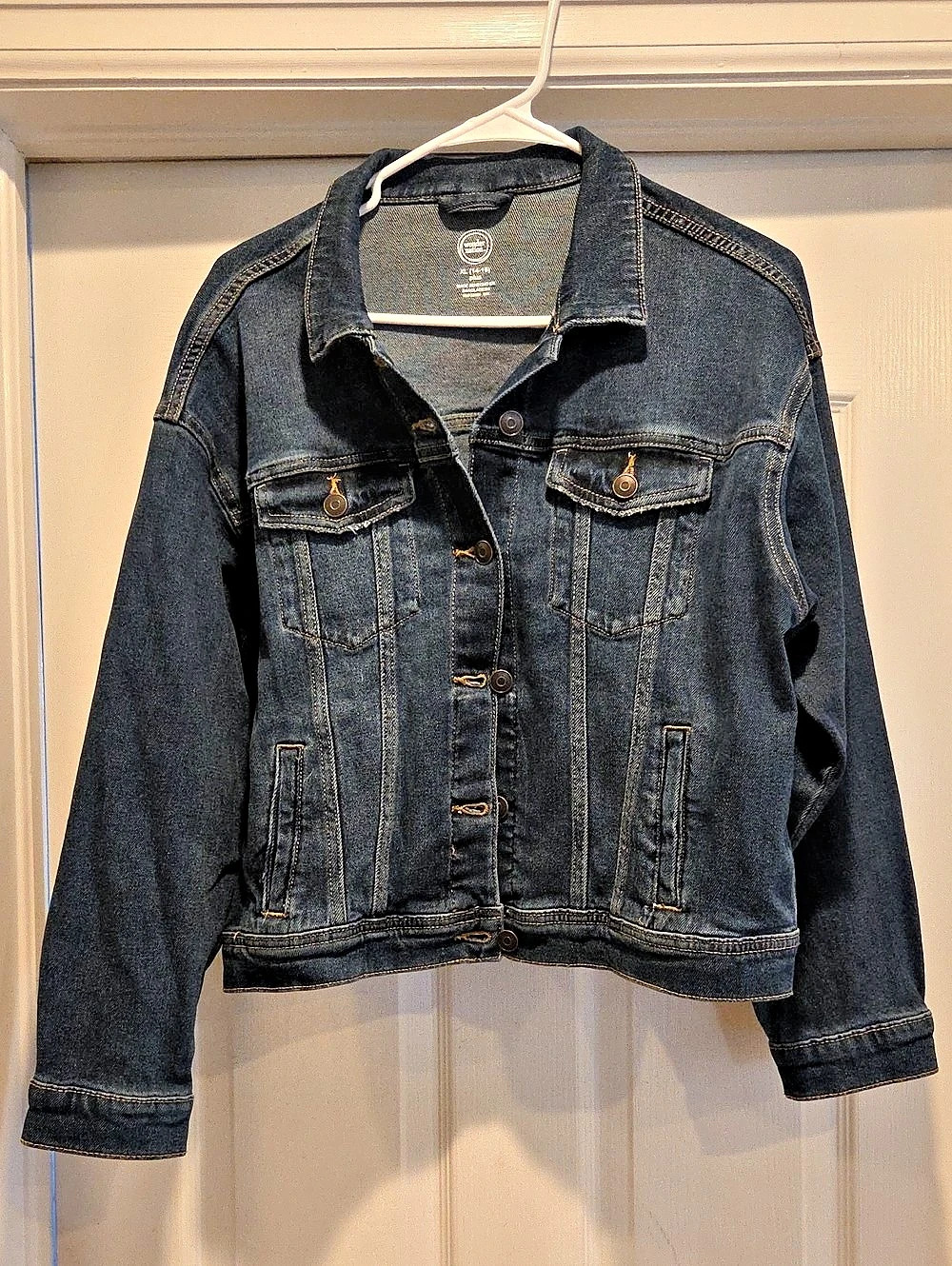 Wonder Nation Girls Denim Jacket Blue